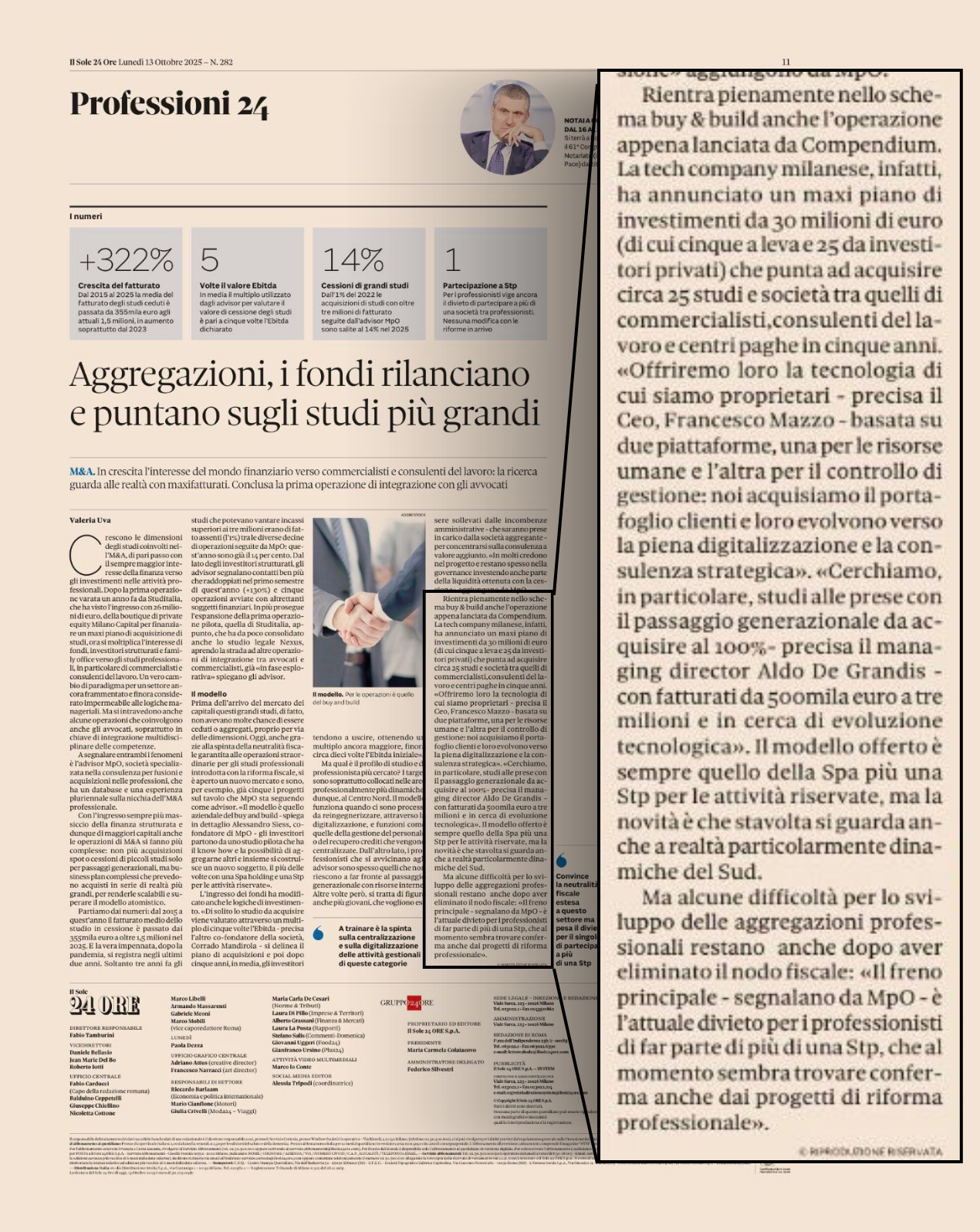 2025 10 13 - Sole 24 ore - focus